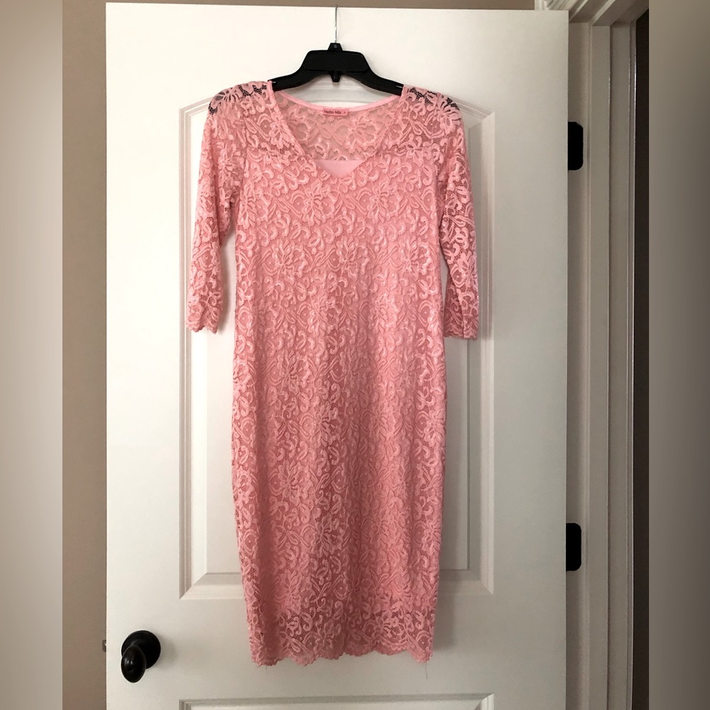 Hello MIZ size S pink maternity dress